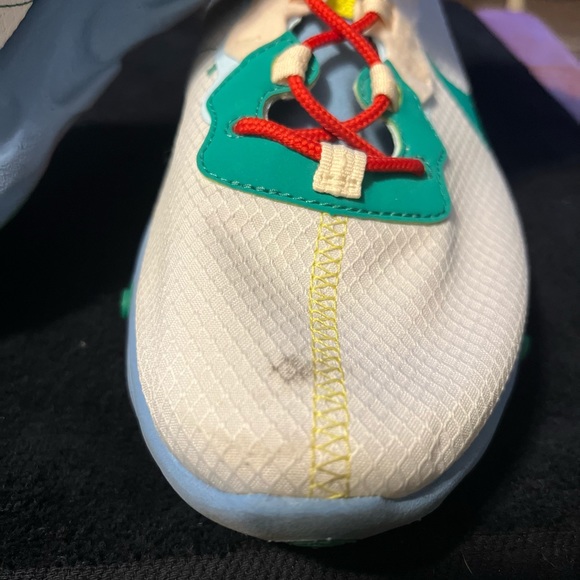 2019 Nike React Element 55: Guava Ice Vast Grey Lucid Green - Picture 5 of 10